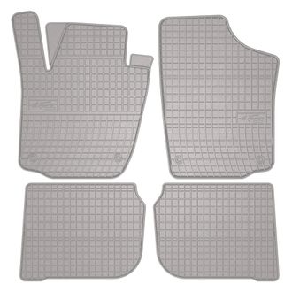 OEM Alfombrillas De Goma Para Coche: Skoda Rapid Liftback, Sed&aacute;n, Spaceback, Familiar (2013-2019) - Color Gris A Juego