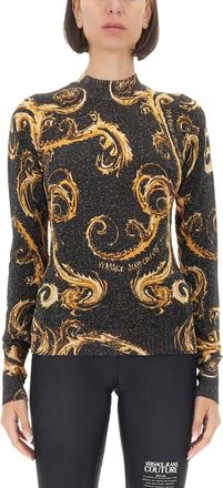 Versace Jeans Couture Lurex Knit T-shirt