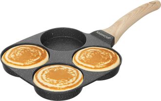 KASANOVA Padella 4 pancake 9 cm grigio