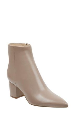 Marc Fisher Jarli Bootie in Taupe Leather at Nordstrom, Size 7.5