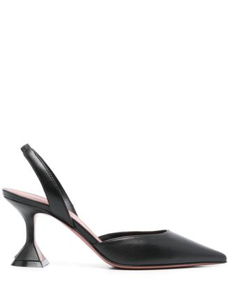 Amina Muaddi 70 mm Holli slingback pumps - Zwart