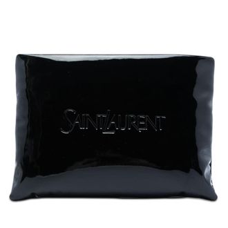 Saint Laurent Pre-owned Saint Laurent Large Patent Puffy Pouch Ladies NHCO88G8CP71NUE5