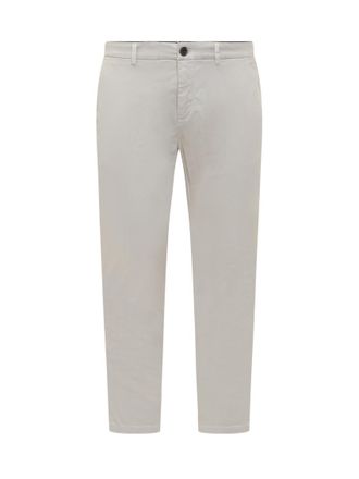 Department Five Grey Flat Front Pants