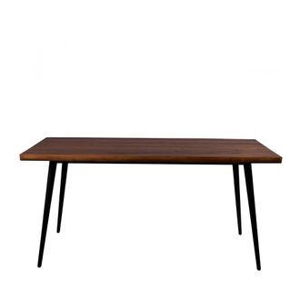 Dutchbone Mesa de comedor de madera y acero industrial L160