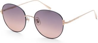 Chopard Womens 57 mm Rose Gold Sunglasses