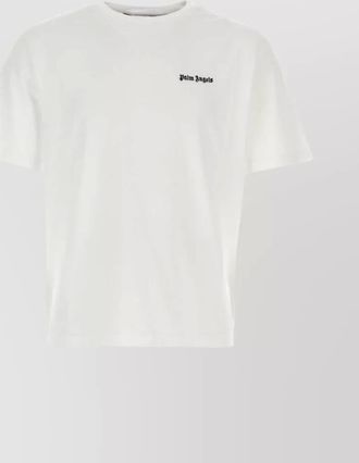 Palm Angels cotton embroidered logo crew-neck t-shirt