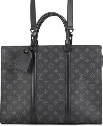 Louis Vuitton Monogram Eclipse Black Noir Monogram Eclipse Handbag Tote Bag (Pre-Owned)