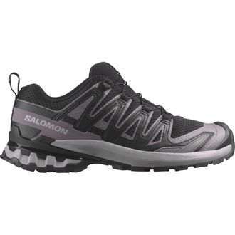 Salomon Laufschuh SALOMON XA PRO 3D V9 W, Damen, Gr. 38,5, schwarz (schwarz, gull, excalibur), Synthetik, Textil, Schuhe Laufschuh