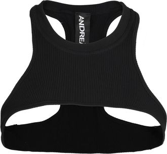 ADĀMO Andrea Adamo Jersey voor een actieve levensstijl - Dames - Sport BHs - Zwart - XS - Polyester - Fitness