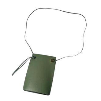 Loewe Pre-owned Shoulder Bag - Dames - Pre-owned - Groen - Maat: ONE Size Leer