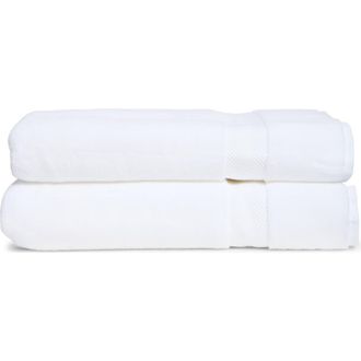 Nordstrom Organic Hydrocotton Set of 2 Bath Sheets in White at Nordstrom