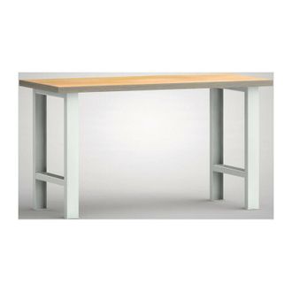 OEM Banco De Trabajo L1500xf700xh840mm Haya Multiplex Gris Claro
