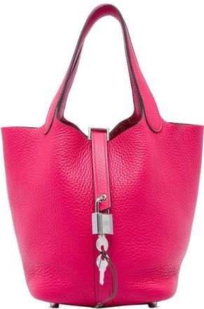 Herm&egrave;s Pre-owned Hermes Clemence Picotin Lock 18 Ladies LNSB5OAC49A31L7T