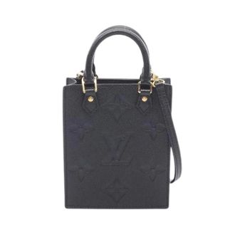 Louis Vuitton Pre-owned Petit Sac Plat Monogram Empreinte 2way bag - Dames - Pre-owned - Zwart - Maat: ONE Size Leer