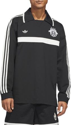 adidas Rugby Polo in Black at Nordstrom, Size X-Large