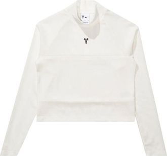 Nike (WMNS) Nike Kobe Long Sleeve Cropped Top Asia Sizing Sail Black IB0015-133