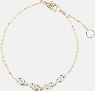 Stone and Strand Muse 10kt gold bracelet with diamonds
