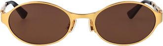 Bottega Veneta Oval Sunglasses Bv1456 S 001