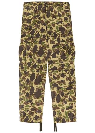 Carhartt Work in Progress Duck Camouflage Straight-leg Cargo Trousers - Green - XL