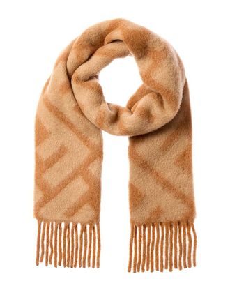 Fendi Fendi Ff Alpaca & Wool-Blend Scarf