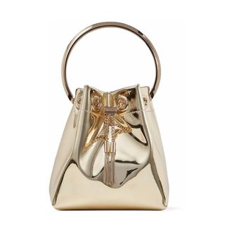 Jimmy Choo London Bucket Bags, female, Yellow, ONE SIZE, Bon Bon Bucket Bag