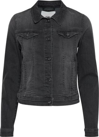 Ichi Ihstampe JA Jakker 20111235 - - Jackets - Donna - Grigio - XS