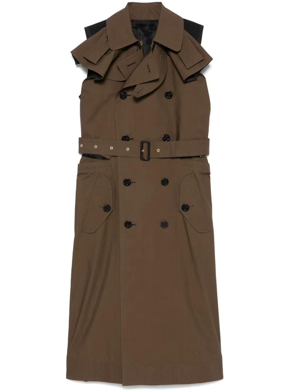 コート SACAI Women Coats 07901 601 Brown 20854152_50924578_600.jpg