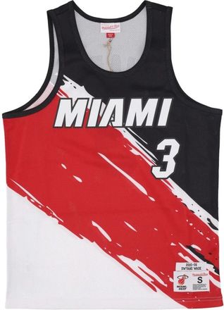 Mitchell & Ness Miami Heat Basketbal Tanktop - Heren - Fitness - Veelkleurig - M - Polyester - Fitness
