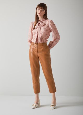 L.k. Bennett Womens Arran Trousers, Tobacco - Brown - Size 14 UK