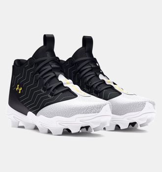 Under Armour Mens Under Armour Harper 9 RM 3027442-001 Black Baseball Cleats DWA3853