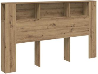 vidaXL Vidaxl - Headboard Cabinet Artisian Oak 180x18.5x102.5 cm Engineered Wood