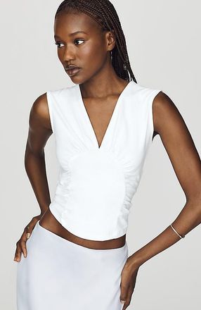Maeve Plunge Corset-Style Top