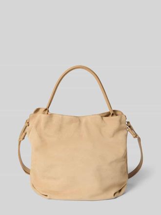 Hey Marly Handtasche aus Kalbsleder mit kurzem Tragegriff in Sand, Gr&ouml;&szlig;e 1