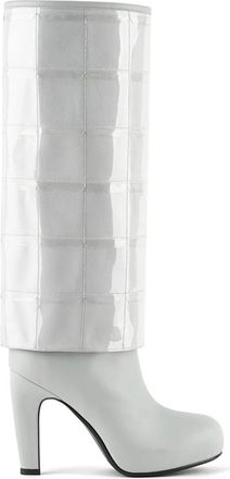 United Nude Bulletin Boot Hi - Dames - Laarzen met Hak - Grijs - 38 EU - Leer - Schoenen