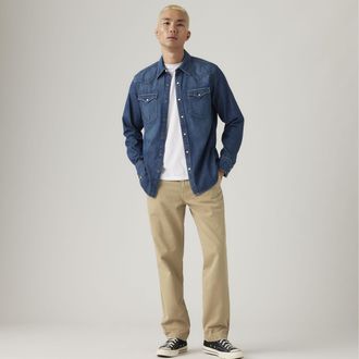 Levi's XX Authentic Relaxed Chinos - Mens - 28X32 - Neutral / Sand Khaki Auth Gd