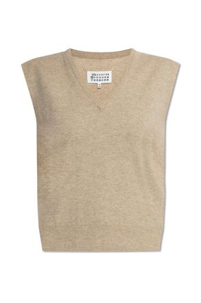 Maison Margiela V-neck Knitted Vest