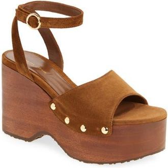 Gianvito Rossi Stud Platform Sandal in Texas at Nordstrom, Size 10.5Us