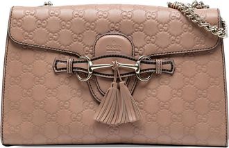 Gucci Pre-owned Gucci Medium Guccissima Emily Shoulder Bag Ladies 295402 520981