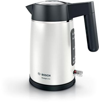 Bosch Designline Tetera El&eacute;ctrica 1,7 L 2400 W Negro, Plata