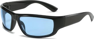 Generic Mens Driving Outdoor Womens Commuter Sunglasses(Blue)