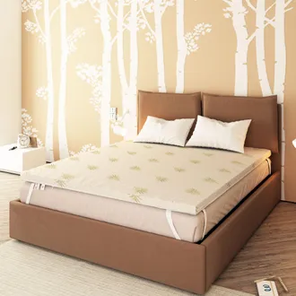 Baldiflex Baldiflex - Topper Memory Foam Fresh Correttore Materasso 3 Cm Con Fodera Aloe Vera Singolo Misura 90x190 Cm