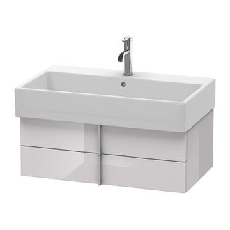Duravit Duravit Vero Air Mueble De Pared 78,4 X 43,1 Cm, 2 Cajones, Para Vero Air 235080, Color (frente/cuerpo): Laca Blanca Lila Alto Brillo - Va628702727
