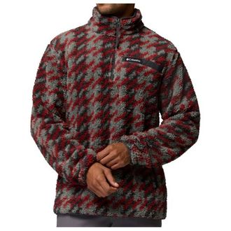 Columbia Rugged Ridge High Pile Half Zip Fleecepullover f&uuml;r Herren | braun
