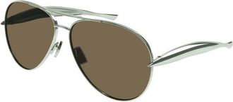 Bottega Veneta Authentieke Stijlvolle Brillen- Premium Kwaliteit! - unisex - Zonnebrillen - Groen - 64 MM - Accessoires