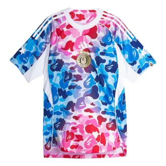 adidas x BAPE FB Slim-Fit Jersey Asia Sizing Shock Blue Pink KA0040