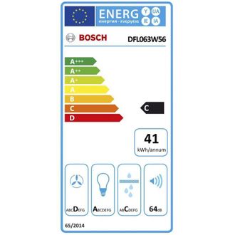 Bosch Serie 2 DFL063W56 - Cappa - Estensibile - Incasso - Larghezza 52,6 cm - Profondit&agrave; 29 cm