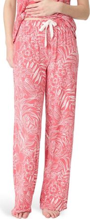 PJ Salvage Lazy Days Pajama Pants in Deep Rose at Nordstrom, Size X-Small