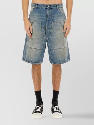 Moschino denim shorts featuring belt loops