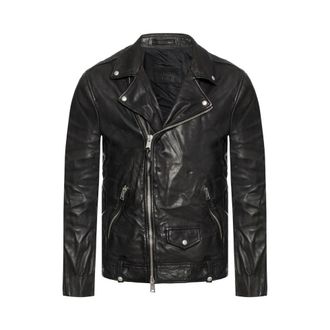 AllSaints Heren, Jassen, Zwart, Maat: XL Leer