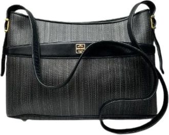 Givenchy Pre-owned Cross Body Bag - Dames - Vintage Schoudertas - Zwart - ONE Size - Leer - Vintage